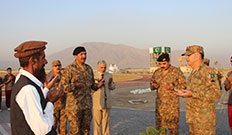 COMD 11 CORPS LT GEN NAZIR AHMED BUTT Visit