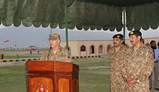 COMD 11 CORPS LT GEN NAZIR AHMED BUTT Visit