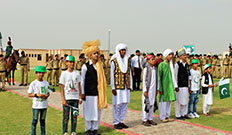 Independence Day Flag Hoisting Ceremony at Cadet College Wana