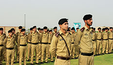 Independence Day Flag Hoisting Ceremony at Cadet College Wana